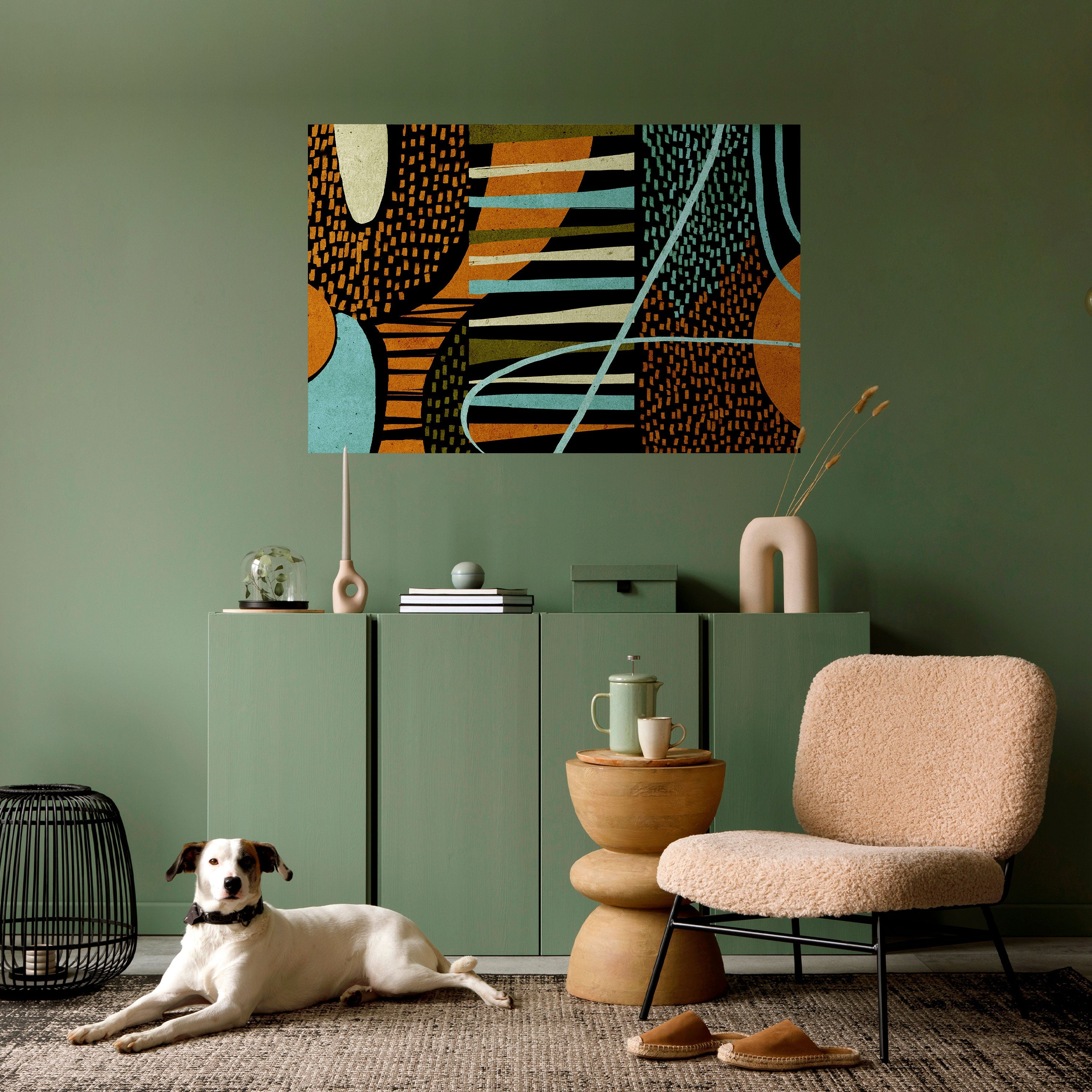 CLEAR CREATION Selbstklebendes Horizontal-Poster