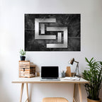 STEEL CAPTURE Selbstklebendes Horizontal-Poster