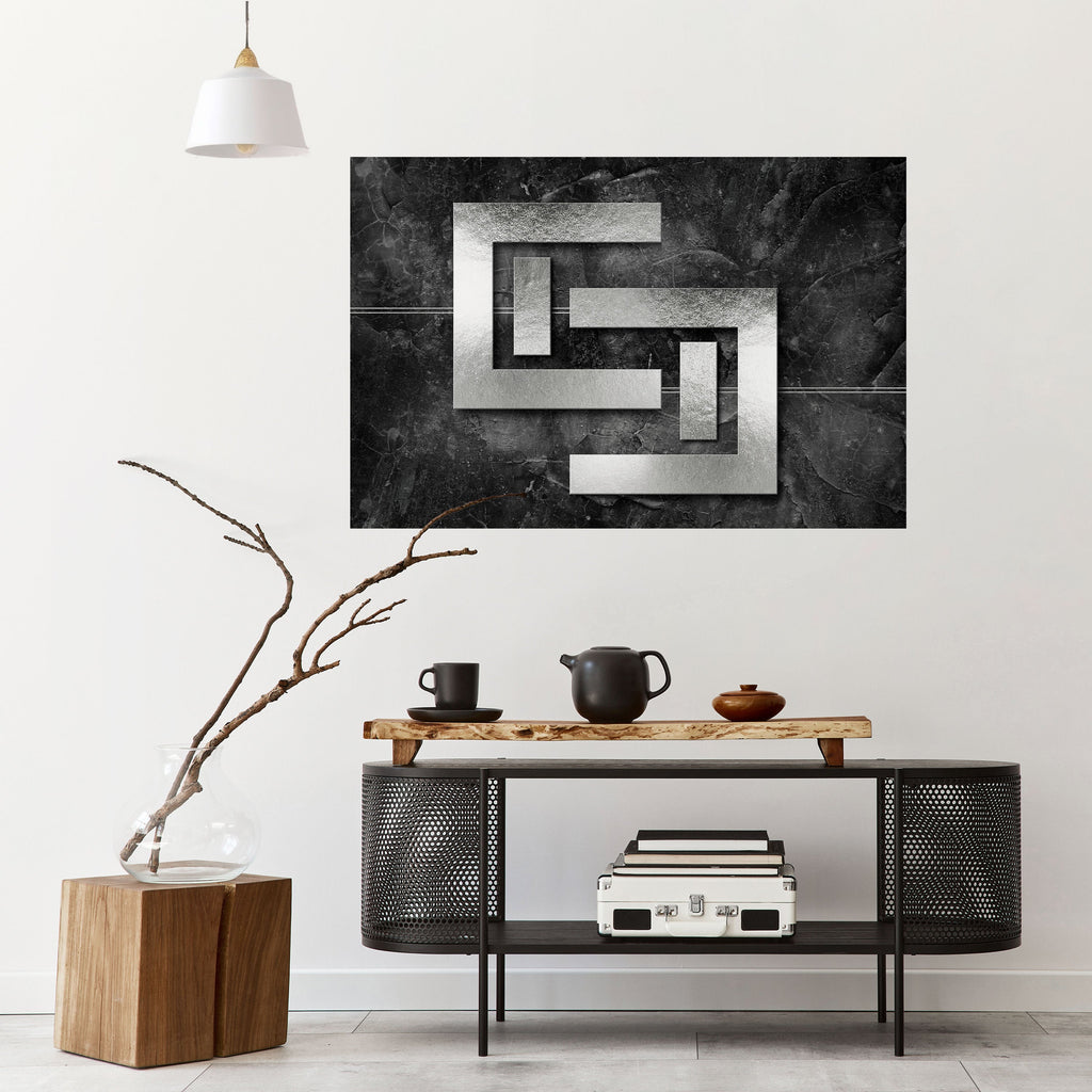 STEEL CAPTURE Selbstklebendes Horizontal-Poster