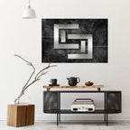 STEEL CAPTURE Selbstklebendes Horizontal-Poster