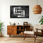 STEEL CAPTURE Selbstklebendes Horizontal-Poster