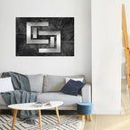 STEEL CAPTURE Selbstklebendes Horizontal-Poster