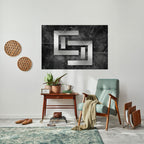 STEEL CAPTURE Selbstklebendes Horizontal-Poster