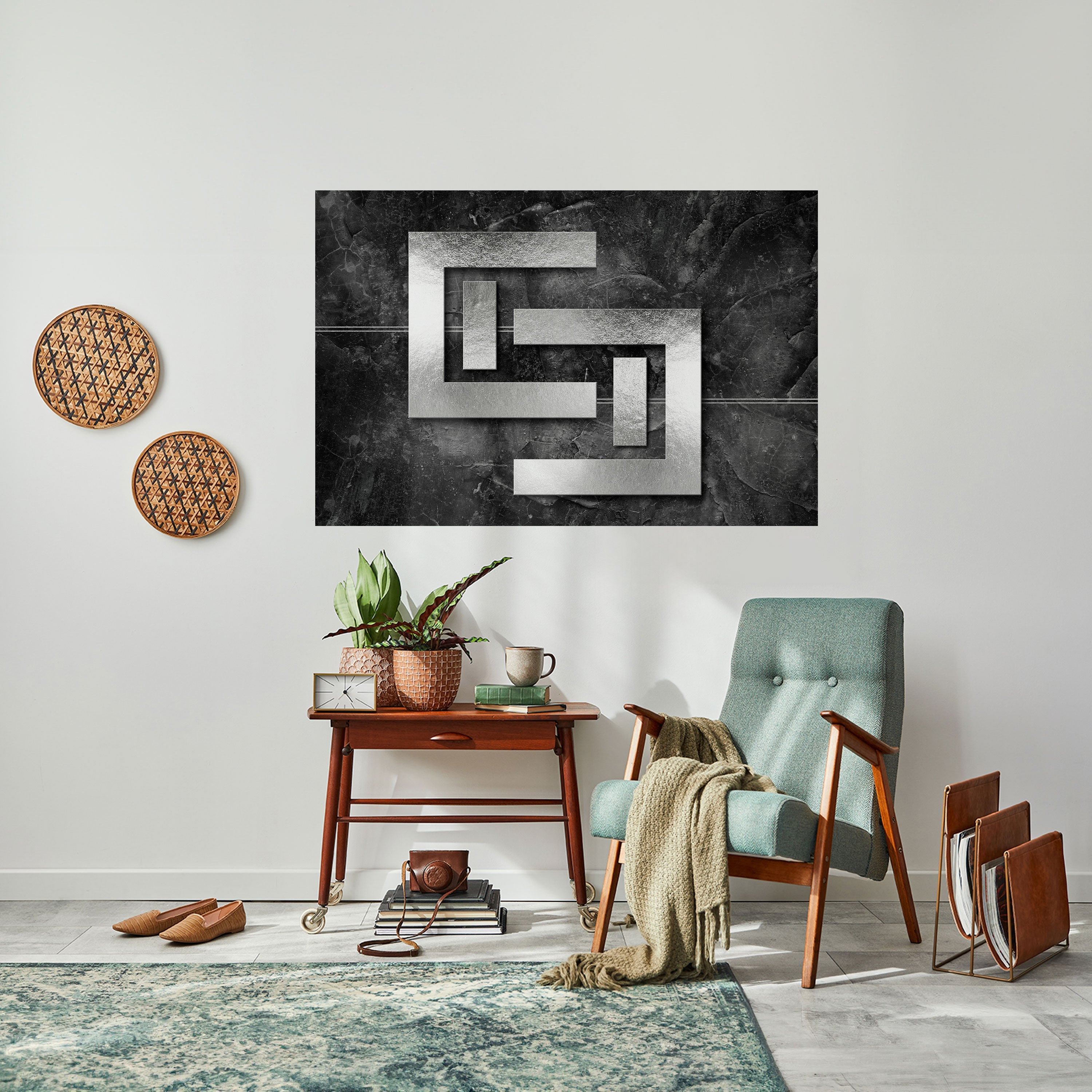 STEEL CAPTURE Selbstklebendes Horizontal-Poster