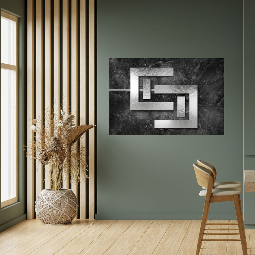 STEEL CAPTURE Selbstklebendes Horizontal-Poster