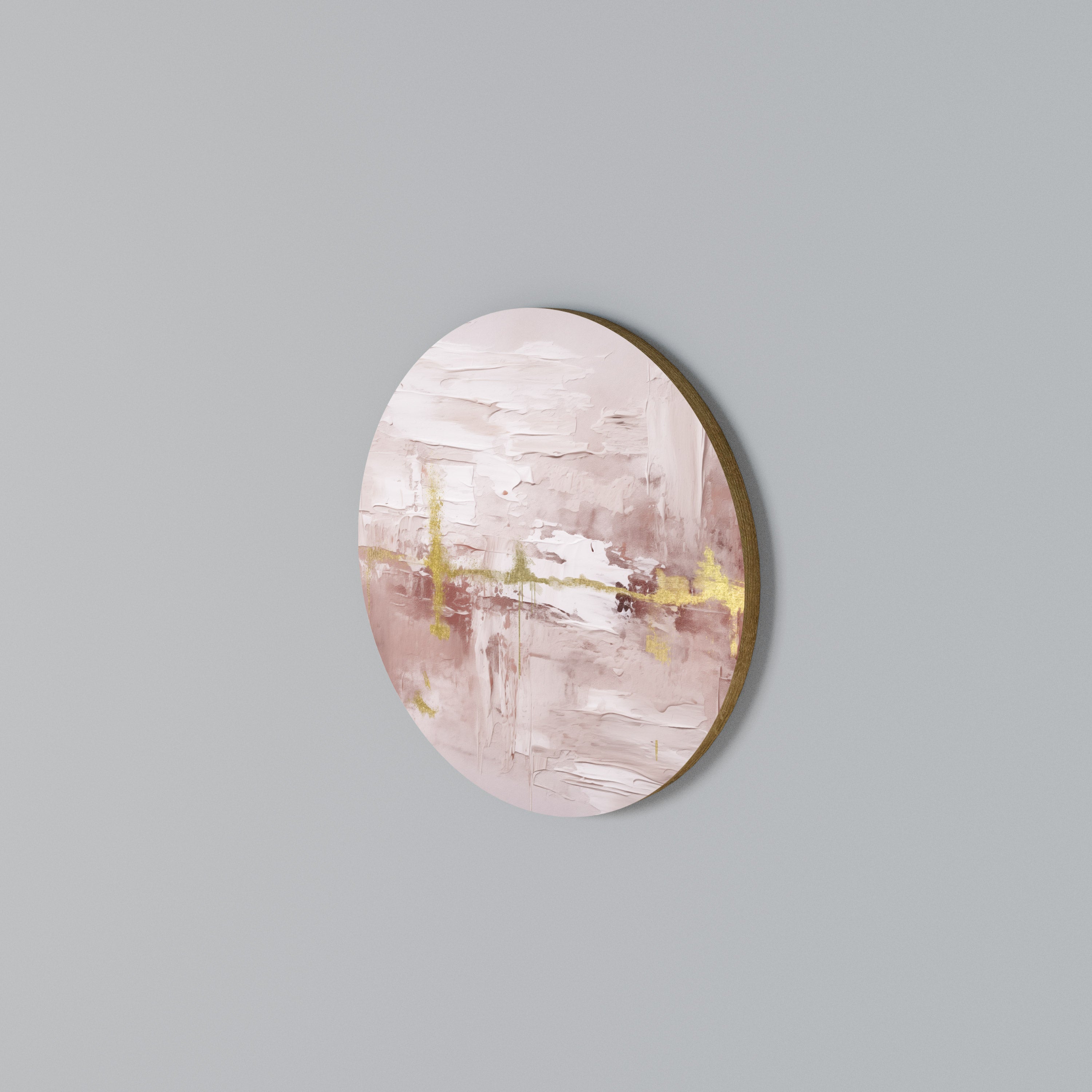 PROSECCO IMPRESSION Round Wall Art