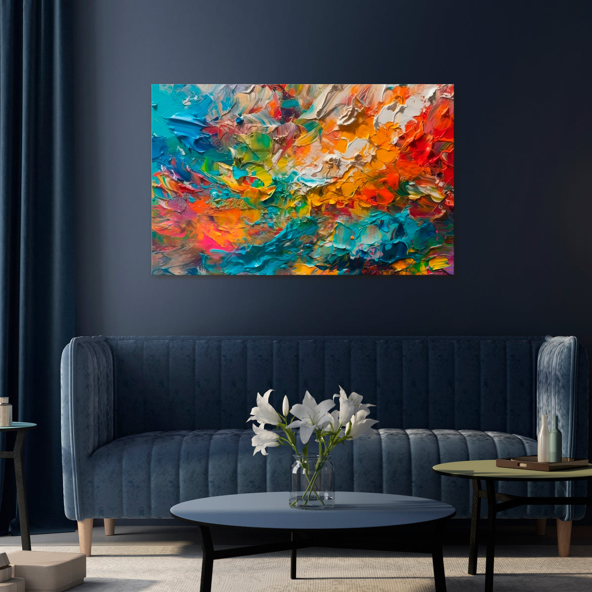 WHISPERS OF COLOR Horizontal Canvas Print
