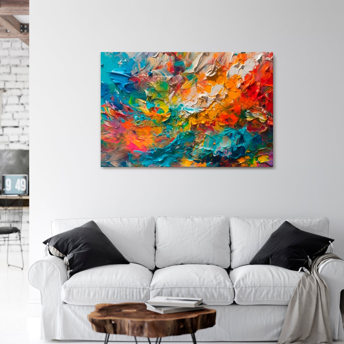 WHISPERS OF COLOR Horizontal Canvas Print