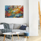 WHISPERS OF COLOR Selbstklebendes Horizontal-Poster