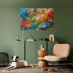 WHISPERS OF COLOR Selbstklebendes Horizontal-Poster