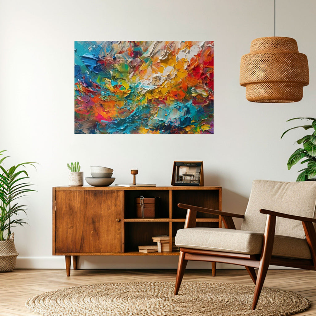 WHISPERS OF COLOR Selbstklebendes Horizontal-Poster