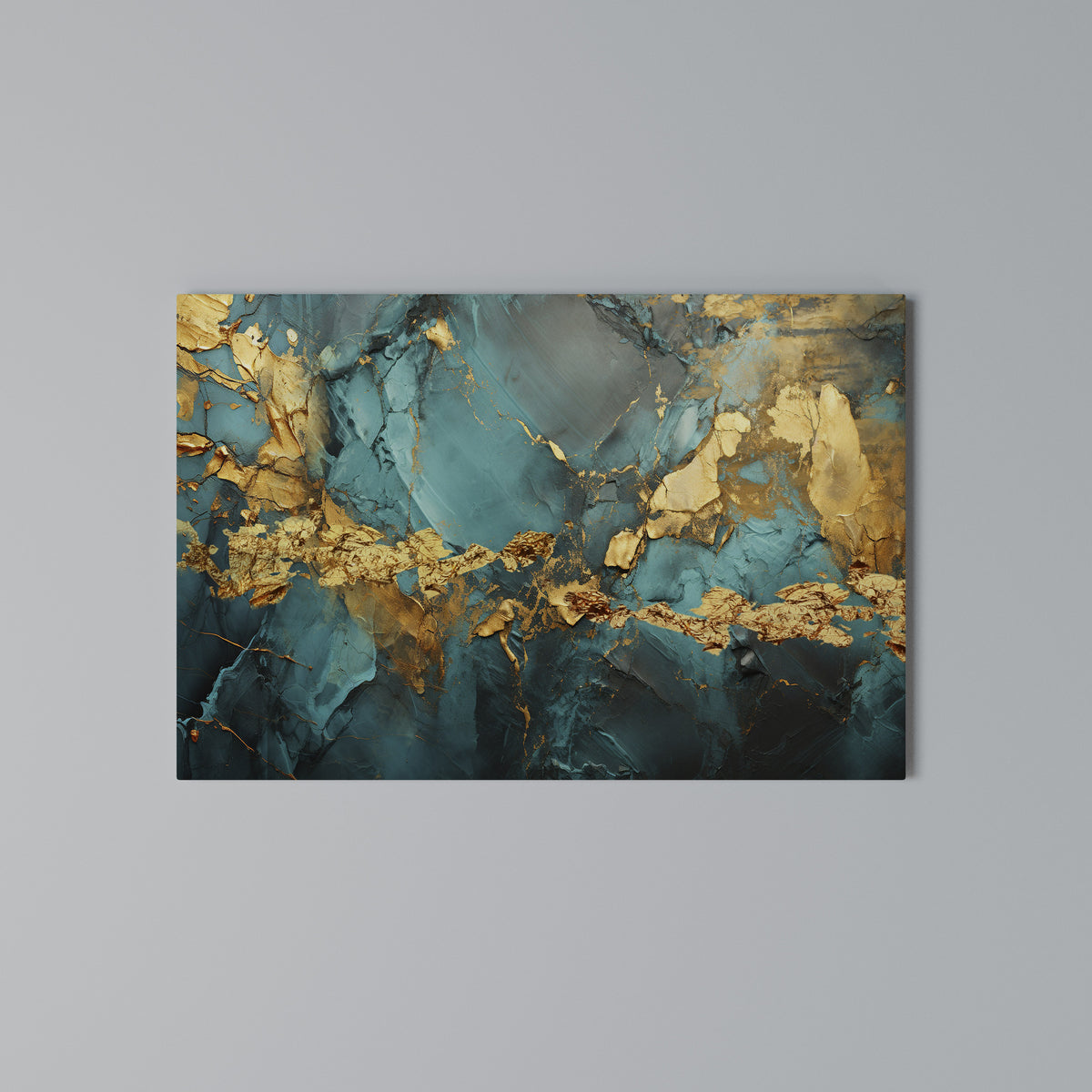 CELESTIAL GOLDRUSH Horizontal Canvas Print