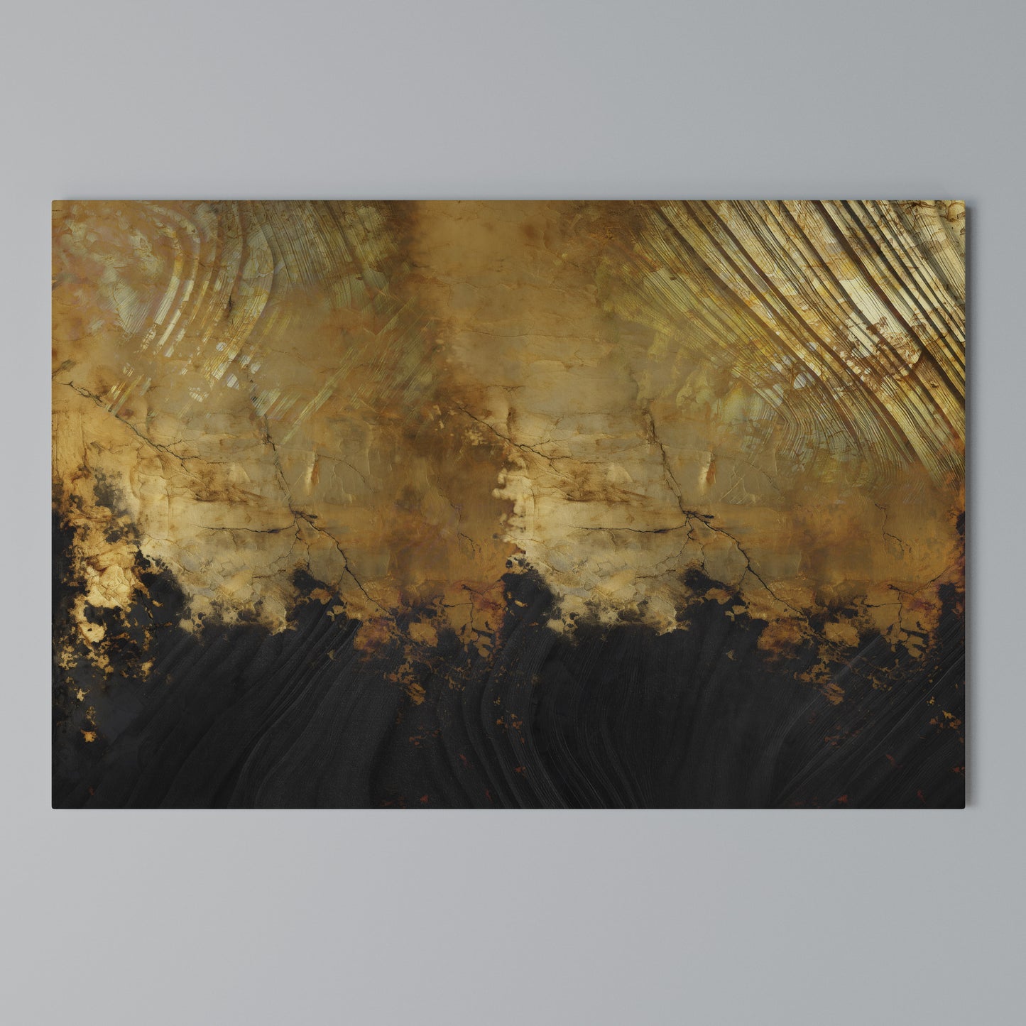 FLUID EMBER Horizontal Canvas Print
