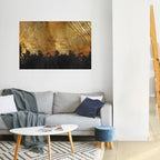 FLUID EMBER Selbstklebendes Horizontal-Poster