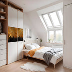 FLUID EMBER Selbstklebendes Horizontal-Poster