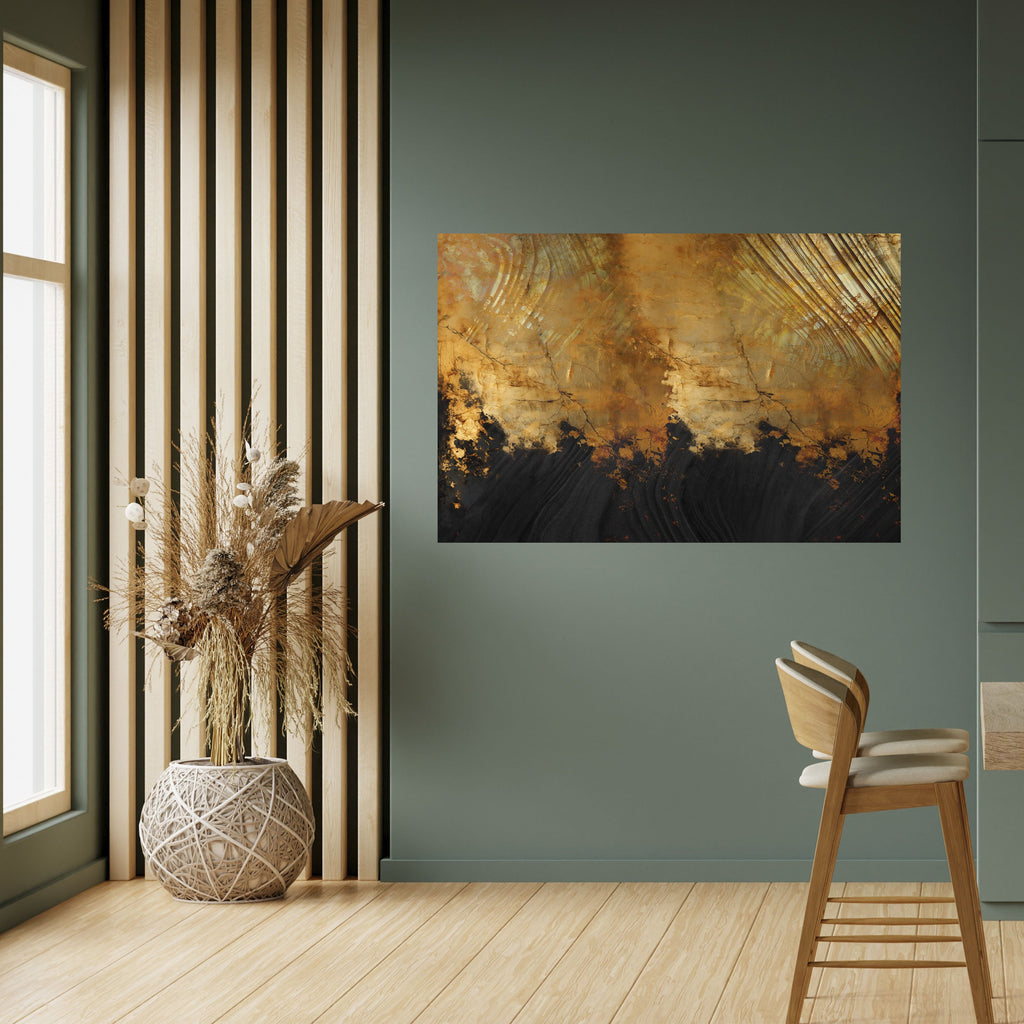 FLUID EMBER Selbstklebendes Horizontal-Poster