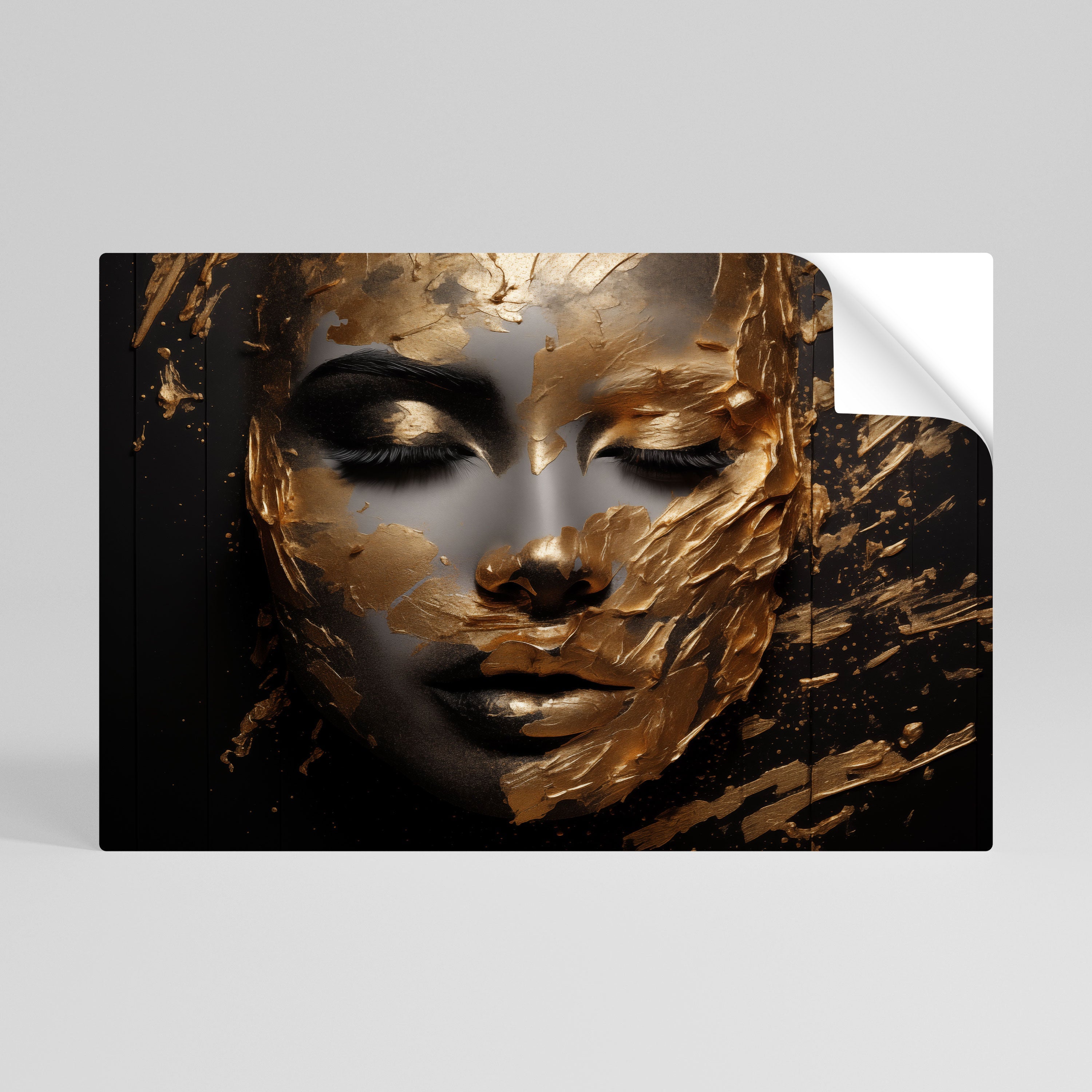 SHIMMERING ELEGANCE Selbstklebendes Horizontal-Poster