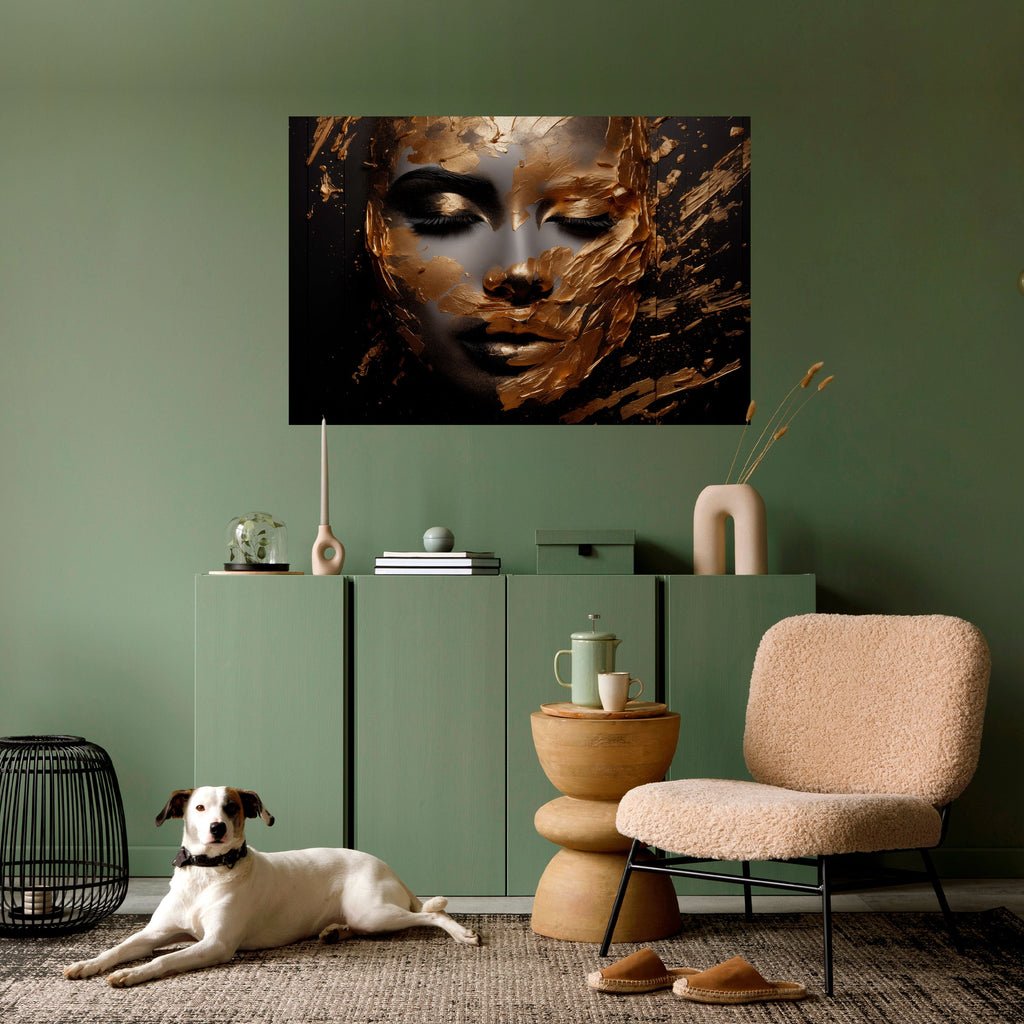 SHIMMERING ELEGANCE Selbstklebendes Horizontal-Poster