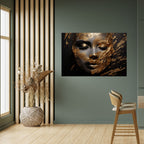 SHIMMERING BEAUTY Selbstklebendes Horizontal-Poster