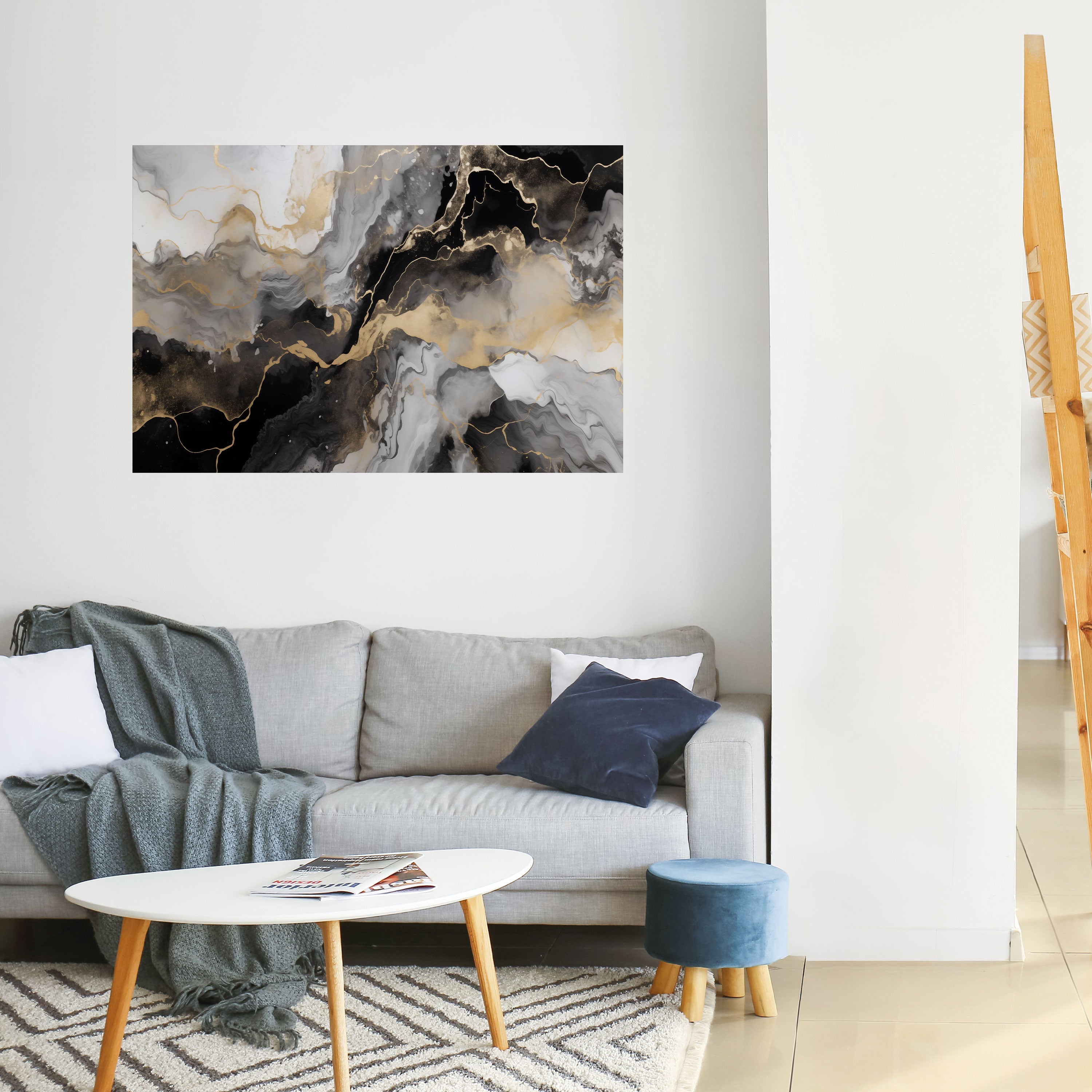 MYSTIC VEINS Selbstklebendes Horizontal-Poster