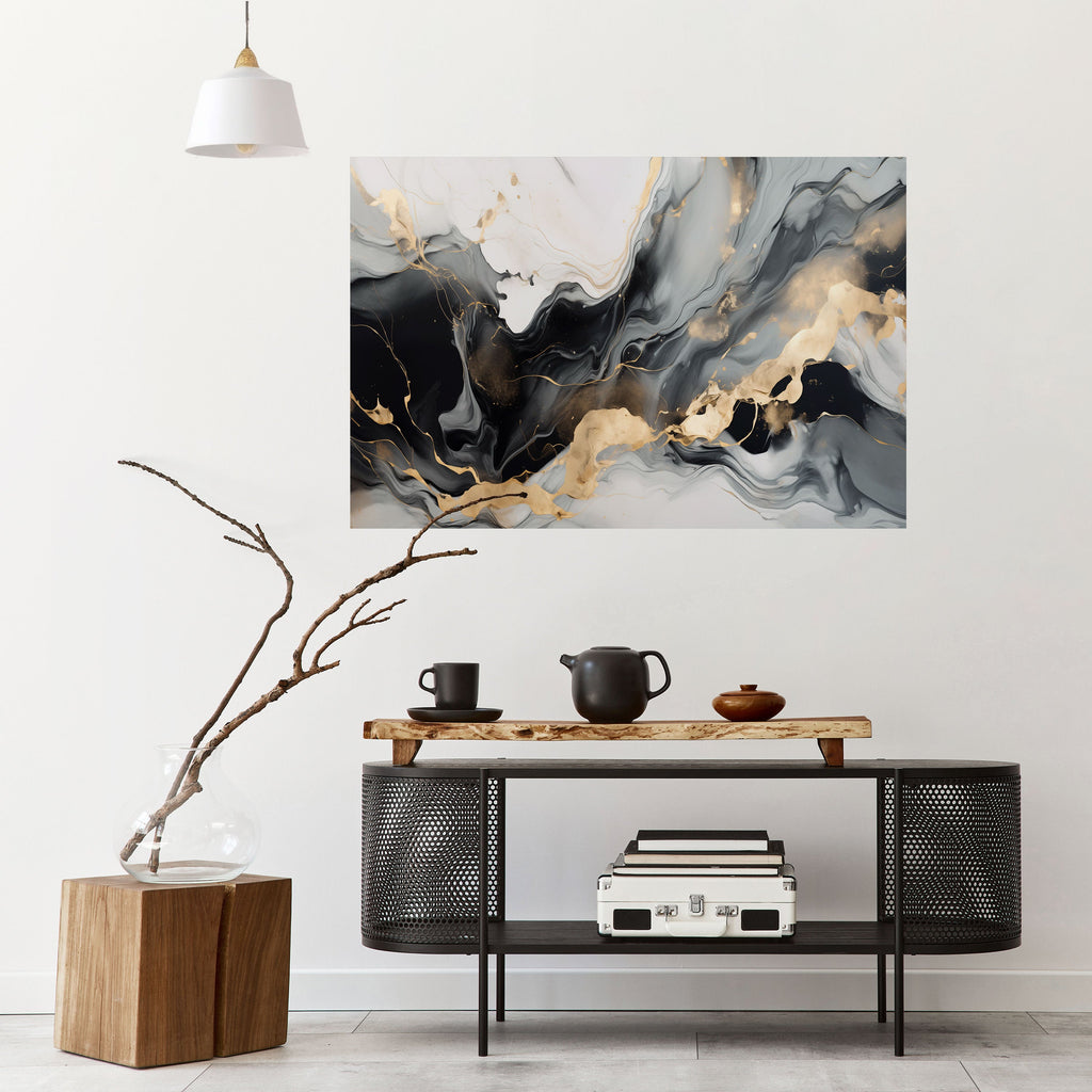 HARMONIOUS VEINS Selbstklebendes Horizontal-Poster