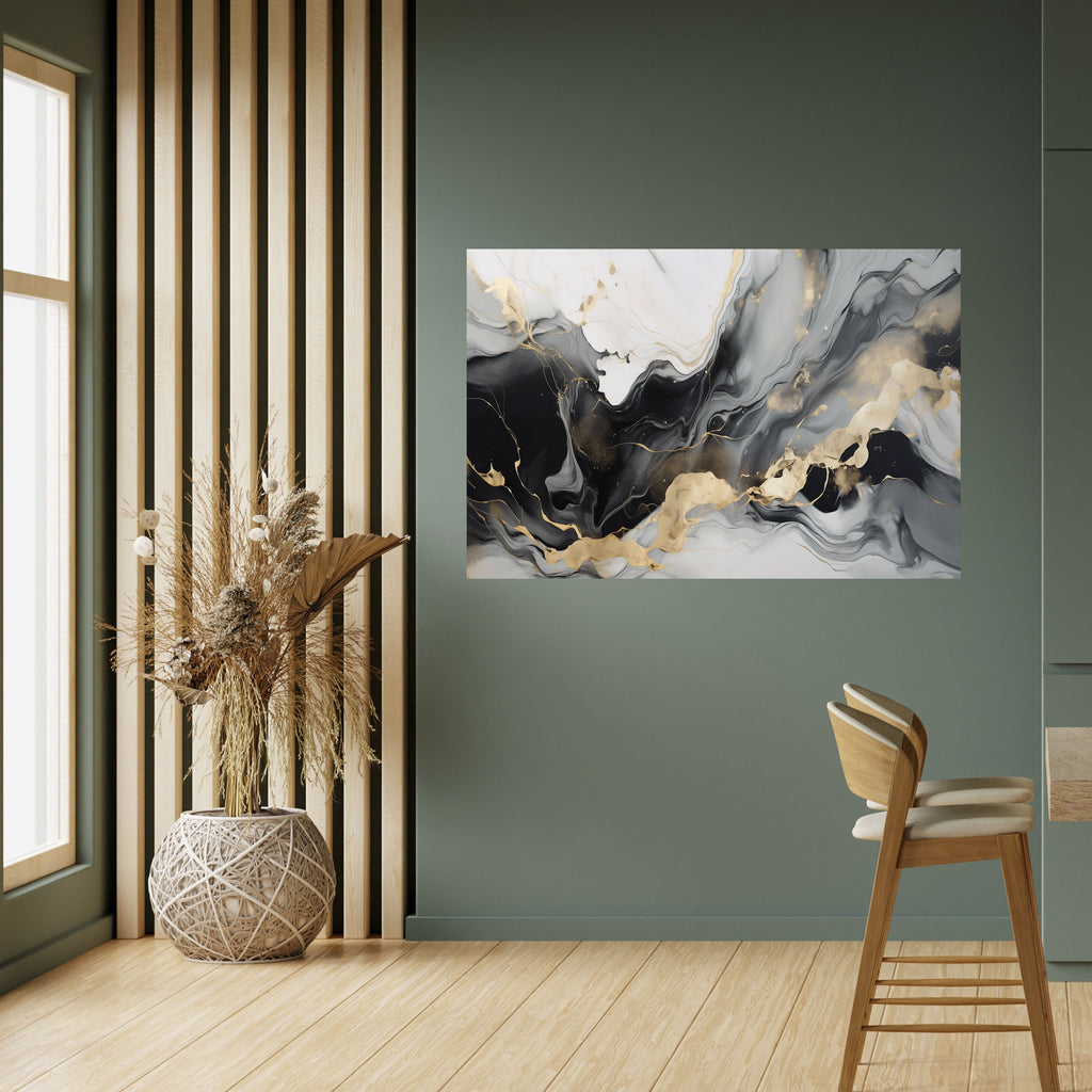 HARMONIOUS VEINS Selbstklebendes Horizontal-Poster