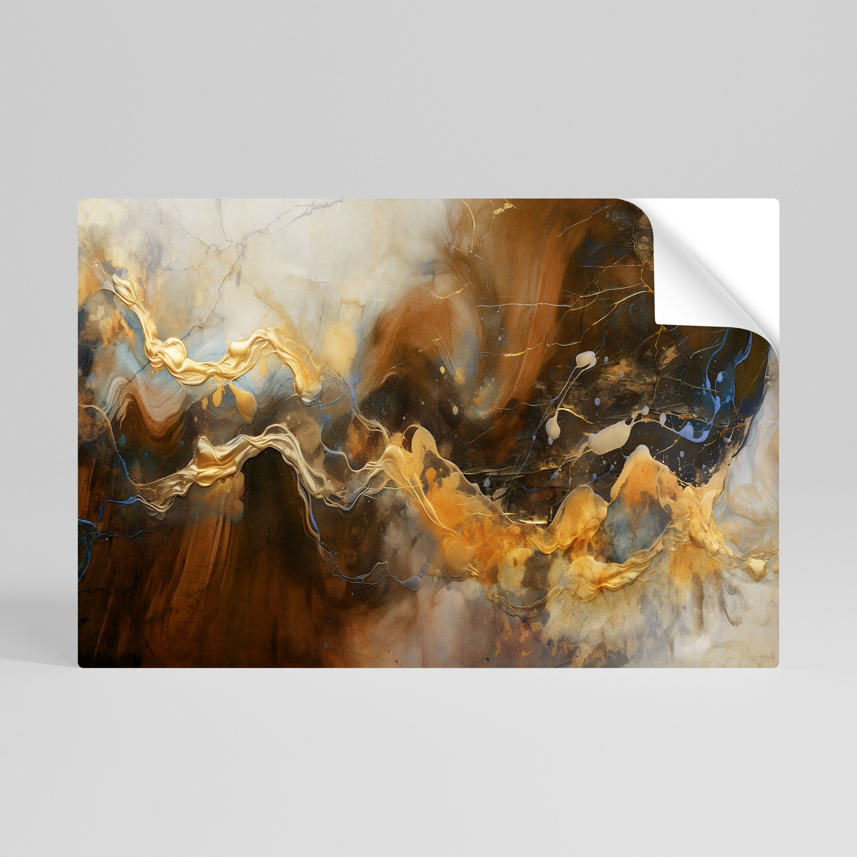 FLUID SYMPHONY Selbstklebendes Horizontal-Poster