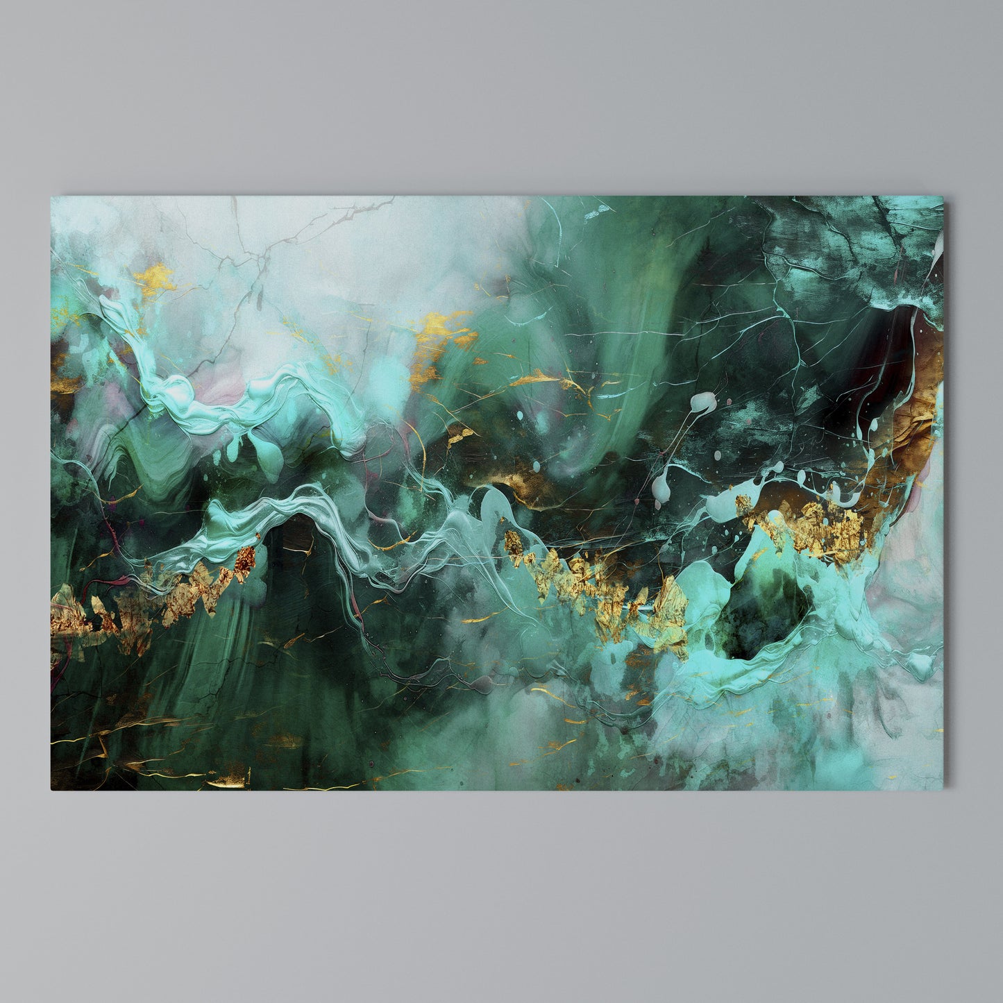 GRACEFUL WAVES Horizontal Canvas Print