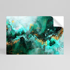 GRACEFUL WAVES Selbstklebendes Horizontal-Poster