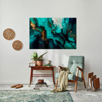 SUBLIME WHIRLS Selbstklebendes Horizontal-Poster