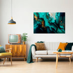 SUBLIME WHIRLS Selbstklebendes Horizontal-Poster