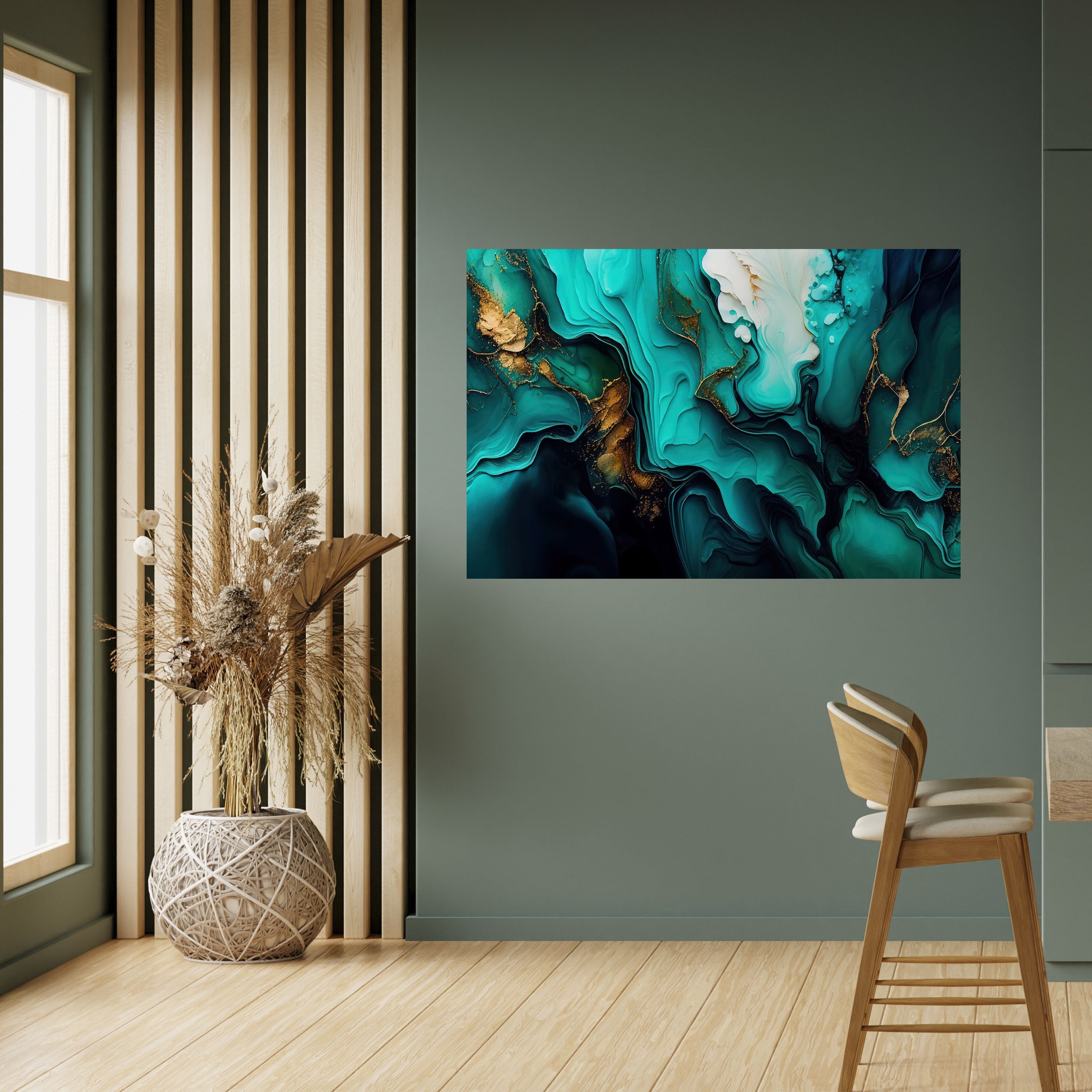 SUBLIME WHIRLS Selbstklebendes Horizontal-Poster