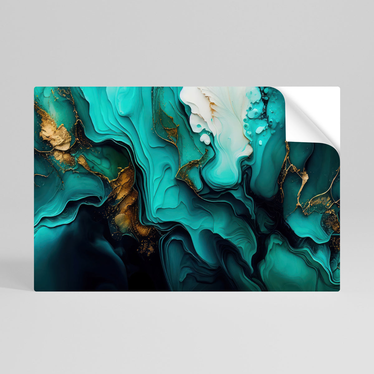 SUBLIME WHIRLS Selbstklebendes Horizontal-Poster