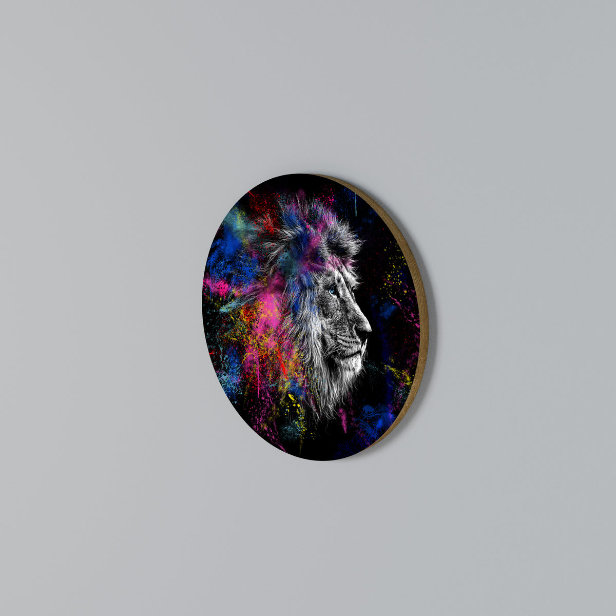 LION ARTISTRY Round Wall Art