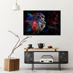 LION ARTISTRY Selbstklebendes Horizontal-Poster