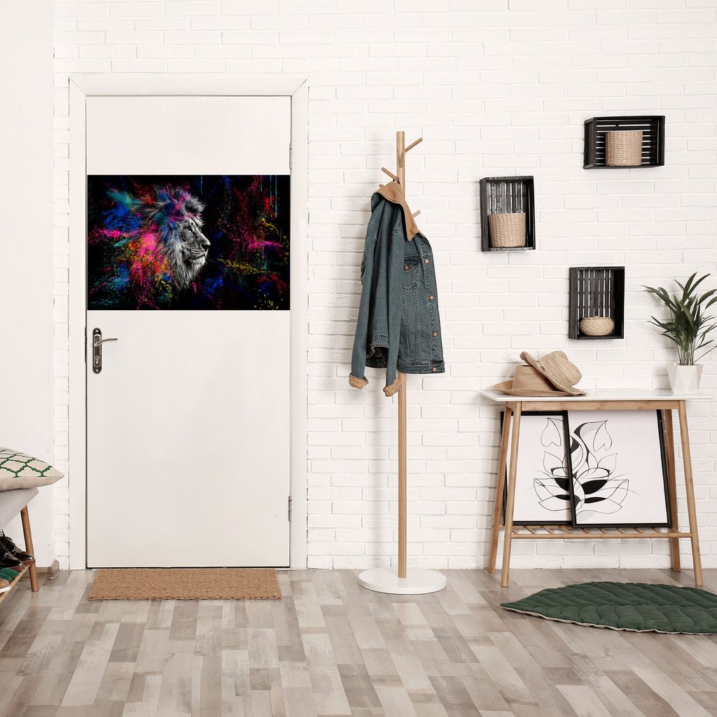 LION ARTISTRY Selbstklebendes Horizontal-Poster