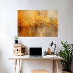 SEARING GLOW Selbstklebendes Horizontal-Poster