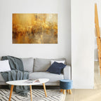 SEARING GLOW Selbstklebendes Horizontal-Poster