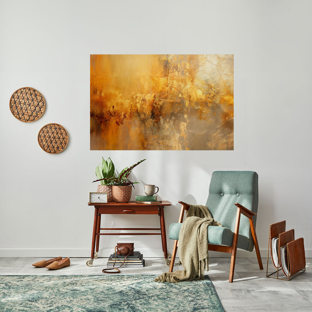 SEARING GLOW Selbstklebendes Horizontal-Poster