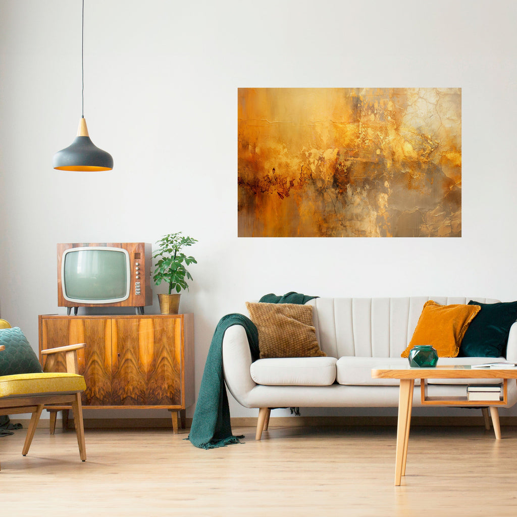 SEARING GLOW Selbstklebendes Horizontal-Poster