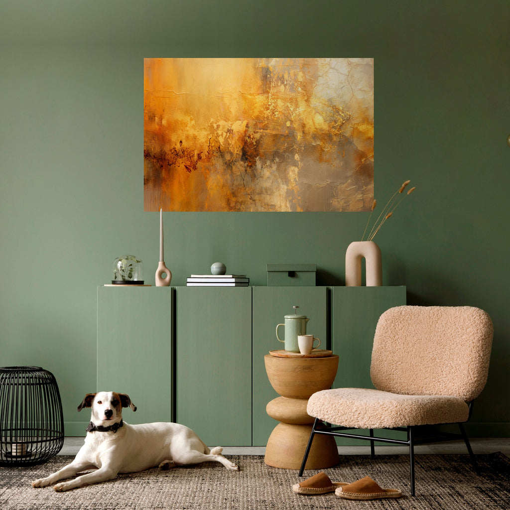 SEARING GLOW Selbstklebendes Horizontal-Poster