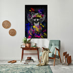 RACCOON ARTISTRY Selbstklebendes Poster - Hochformat