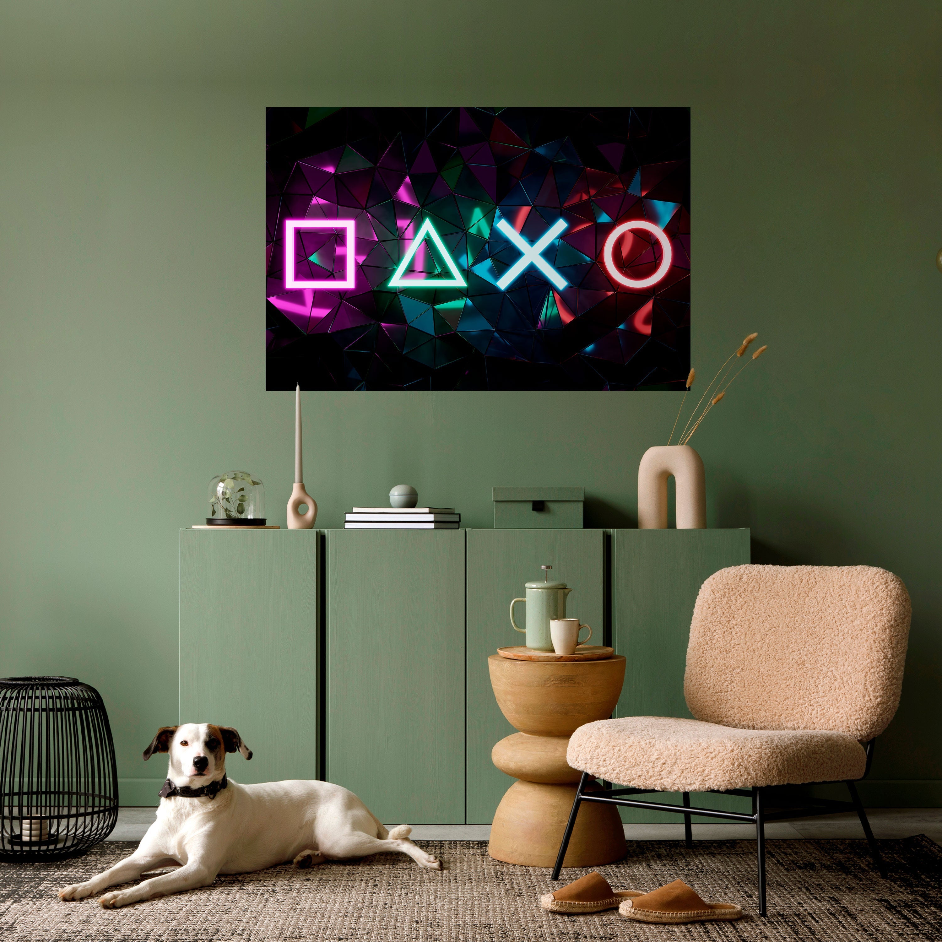 INFINITY ICON Selbstklebendes Horizontal-Poster