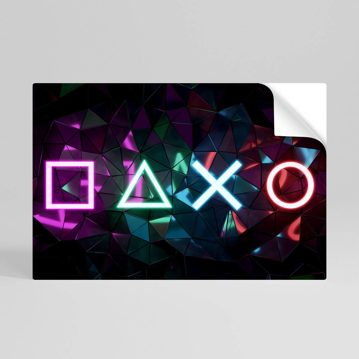 INFINITY ICON Peel and Stick Horizontal Poster