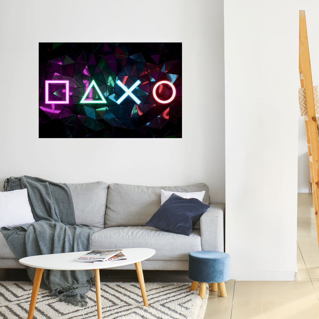 INFINITY ICON Selbstklebendes Horizontal-Poster