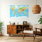 MAP OF DIVERSITY Selbstklebendes Horizontal-Poster