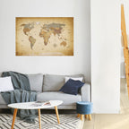 MYSTICAL MAP ODYSSEY Selbstklebendes Horizontal-Poster