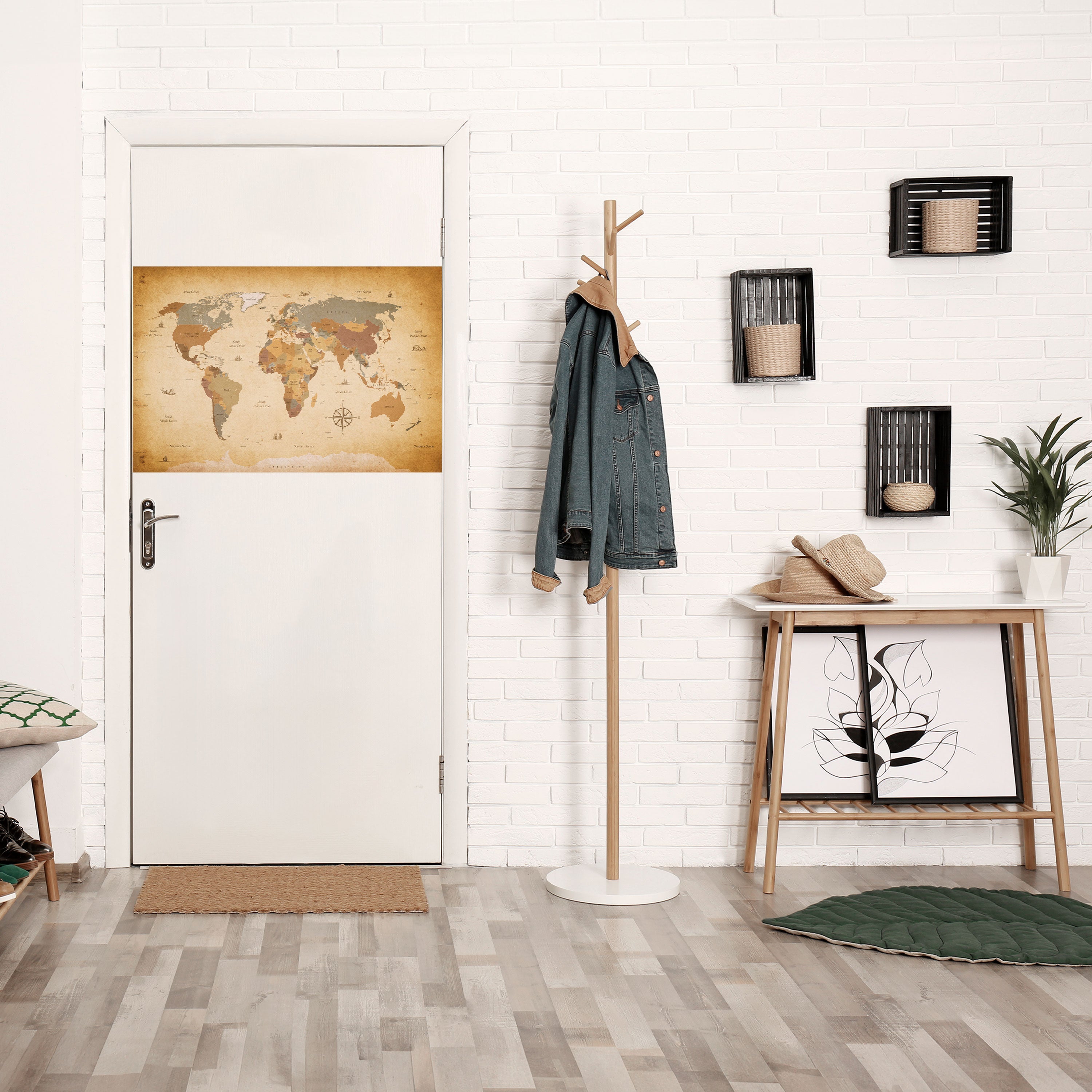 MYSTICAL MAP ODYSSEY Selbstklebendes Horizontal-Poster