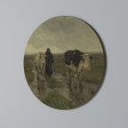 RAINY REFLECTIONS Runde Wanddekoration Ø 69 cm