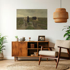 RAINY REFLECTIONS Selbstklebendes Horizontal-Poster